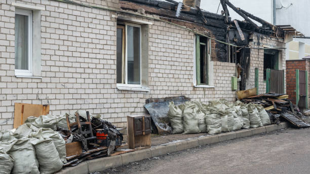 Professional Fire Damage Removal technician working in Spring House, PA